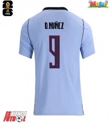 Uruguay Darwin Nunez #9 Primera Equipación Mujer Mundial 2026 Manga Corta